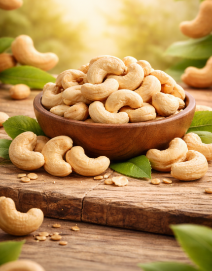 Premium Natural Cashew Nuts (Kaju)