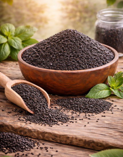 Premium Sabza Seeds (Basil Seeds) – Cooling & Fiber Rich Superfood